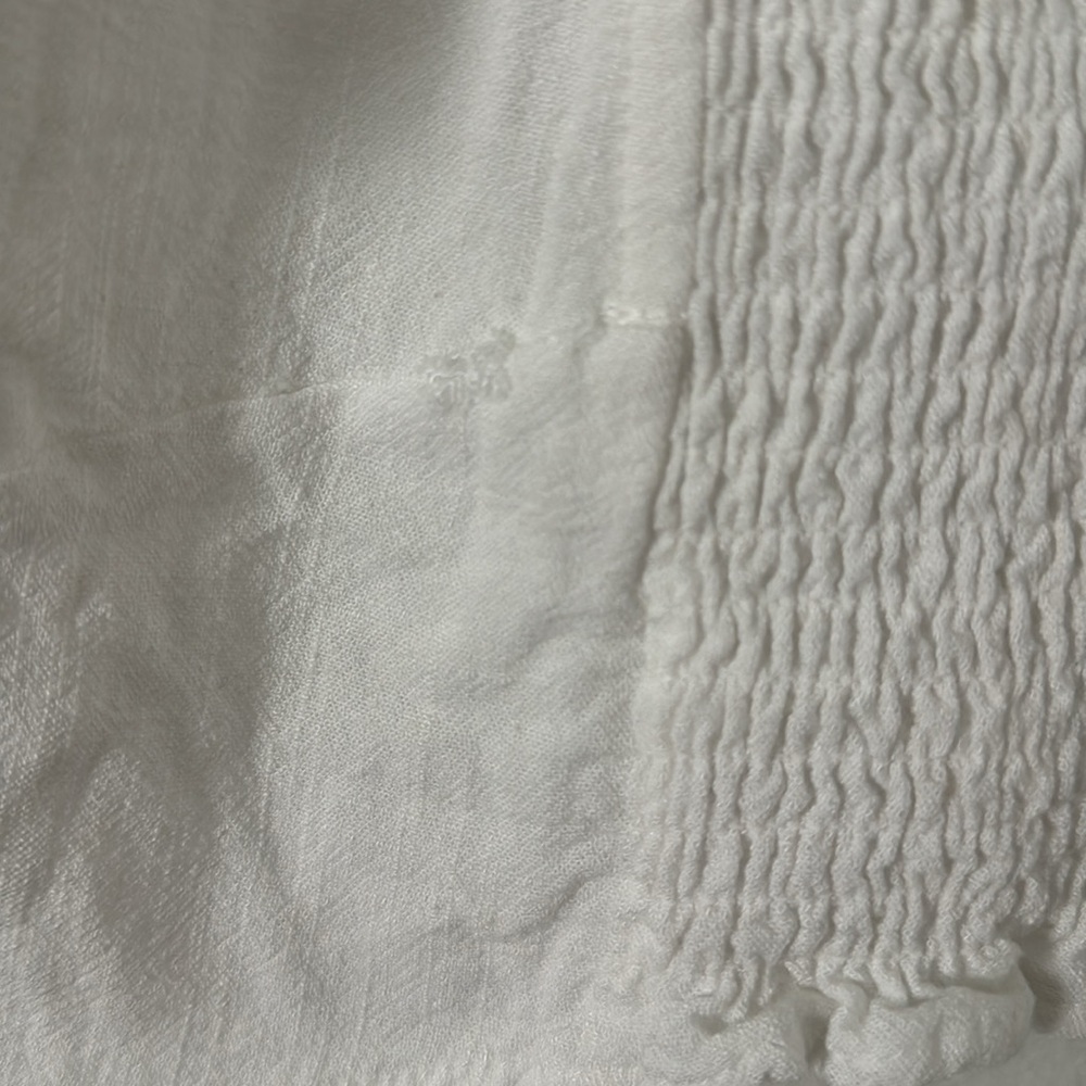 White Button-Front Top - Picture 7 of 7